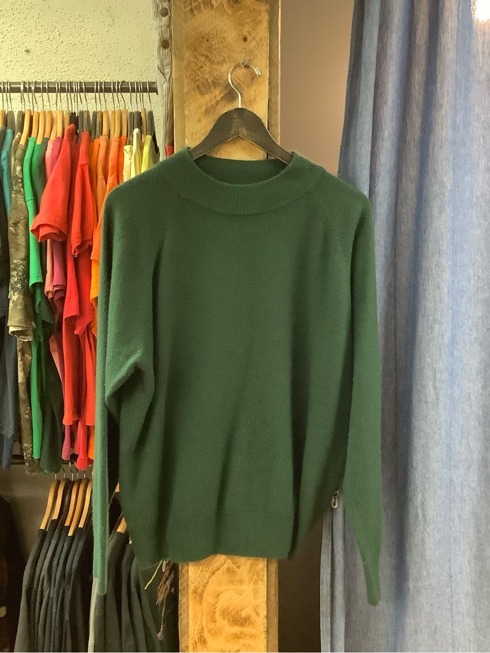 Vintage green knitted sweater